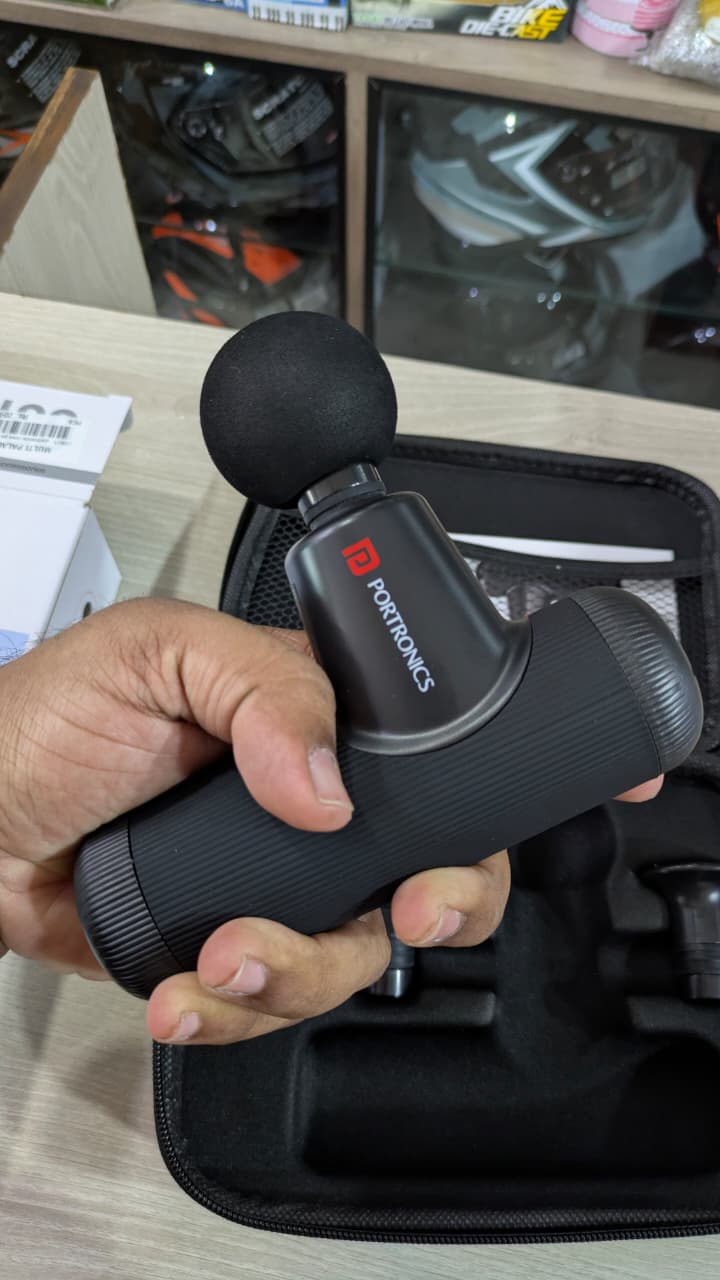 Portronics zen go rechargeable mini massager