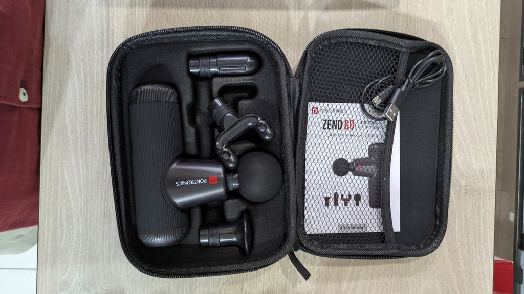 Portronics zen go rechargeable mini massager
