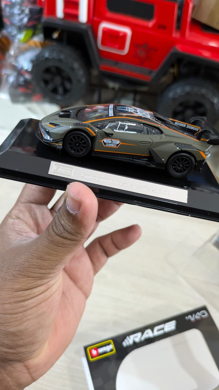 1:43 scale Lamborghini Huracan super Trofeo Evo2 bburago Diecast model