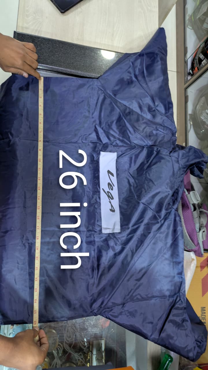 Vega jazz rain wear navy blue(with free size pant)