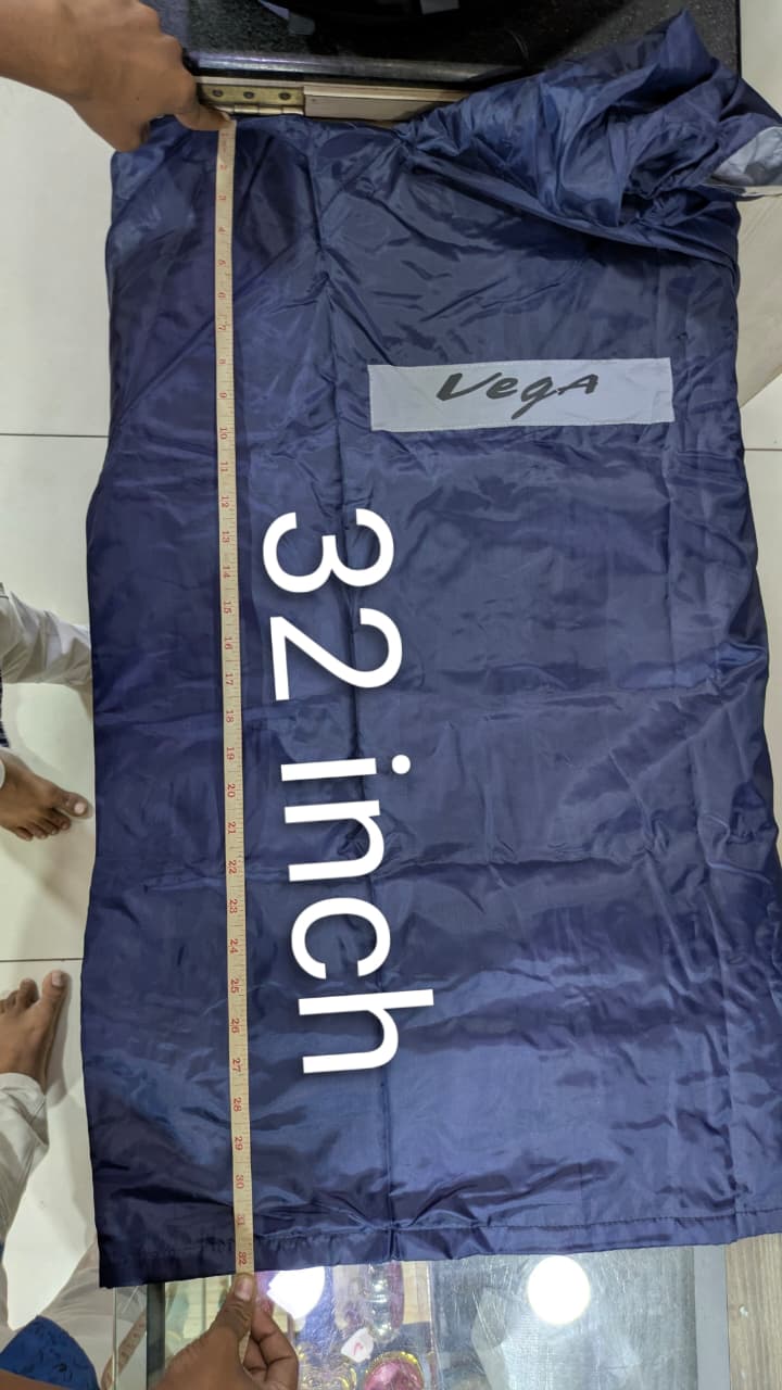 Vega jazz rain wear navy blue(with free size pant)