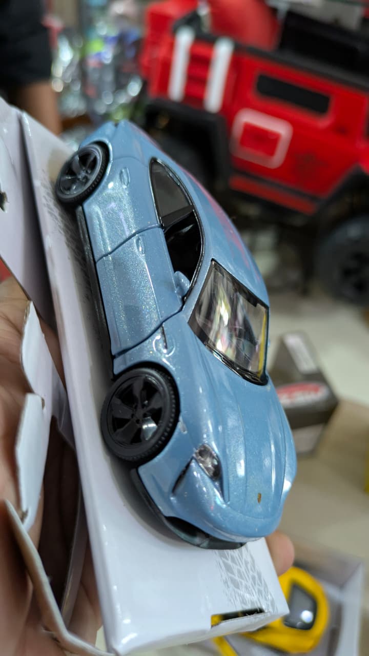 1:32 scale PORSCHE TAYCAN TURBO BLUE RMZ model
