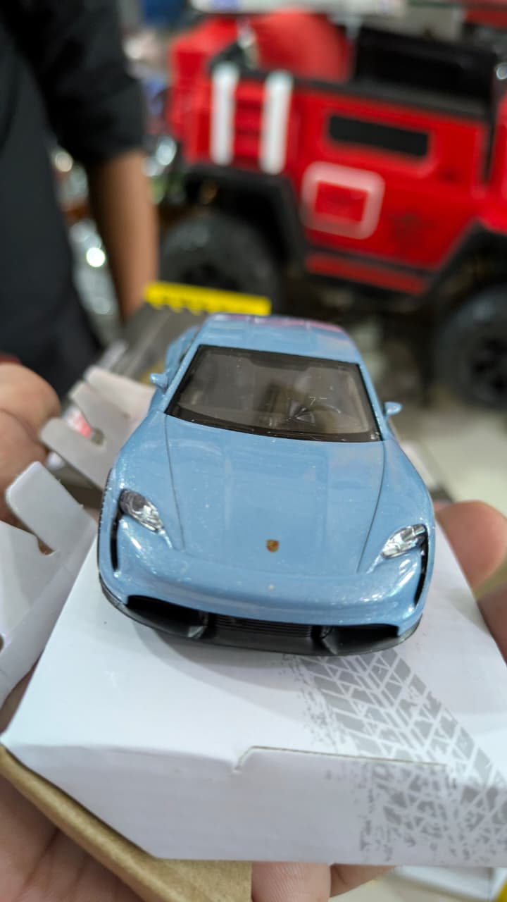 1:32 scale PORSCHE TAYCAN TURBO BLUE RMZ model