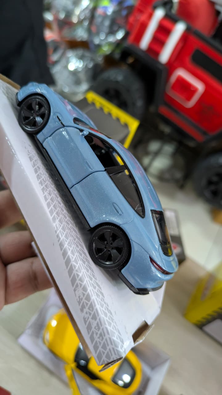 1:32 scale PORSCHE TAYCAN TURBO BLUE RMZ model