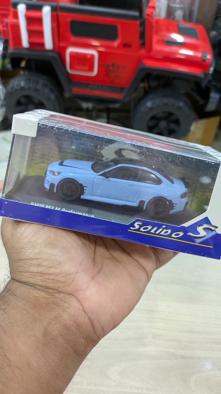 1:43 BMW M2 M PERFORMANCE ZANDVOORT BLUE 2023 SOLIDO