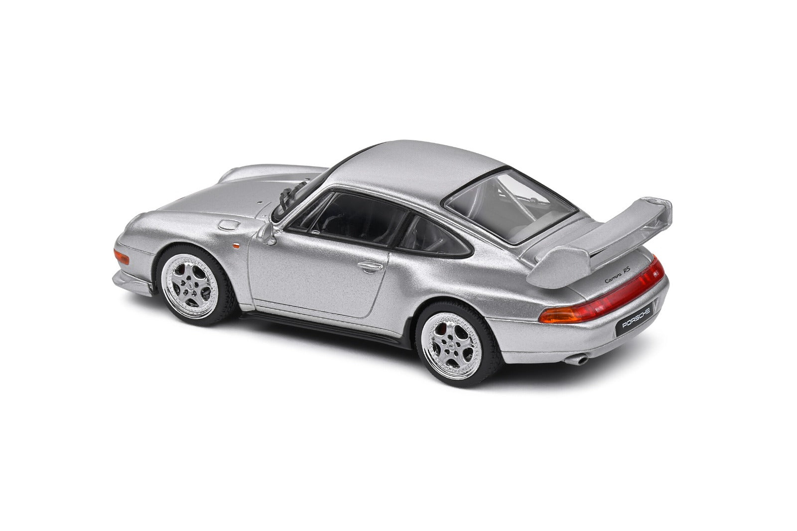 1:43 PORSCHE 993 CARRERA RS CLUBSPORT POLAR SILVER SOLIDO