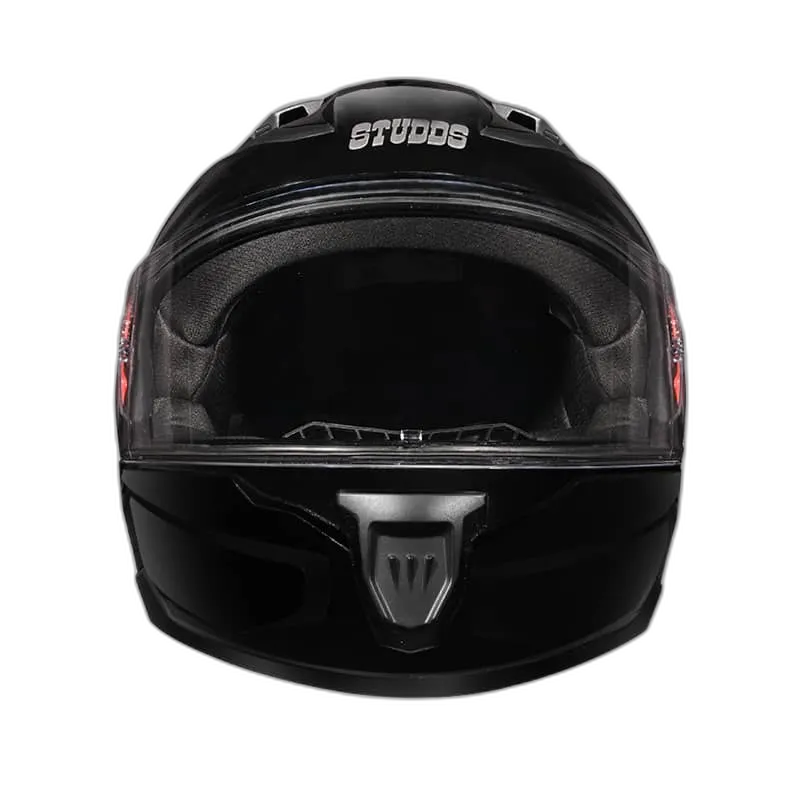 Studds Raider super glossy black full face helmet