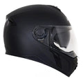 Vega ryker dx dull mat black full face dual visor helmet