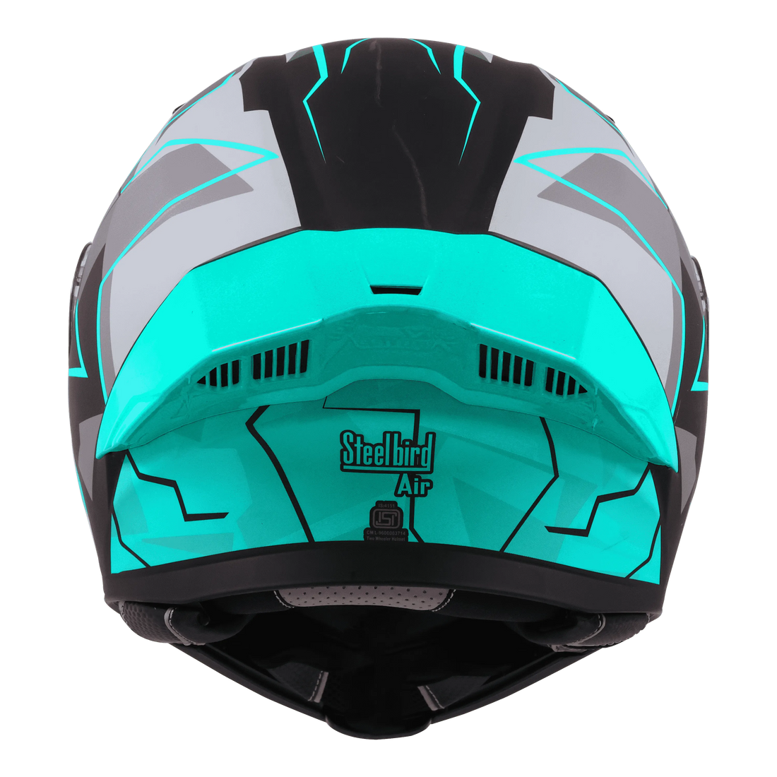 Steelbird sba20 canvas jass blue flip up helmet