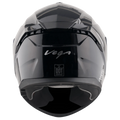 Vega Zap dx glossy black full face dual visor helmet