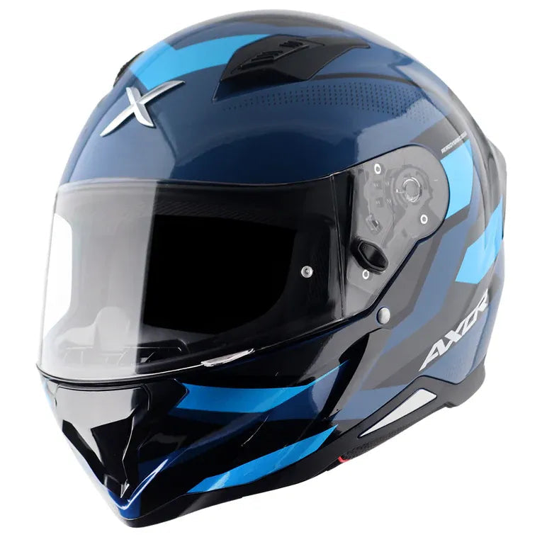 Axor Hunter cornet blue full face helmet