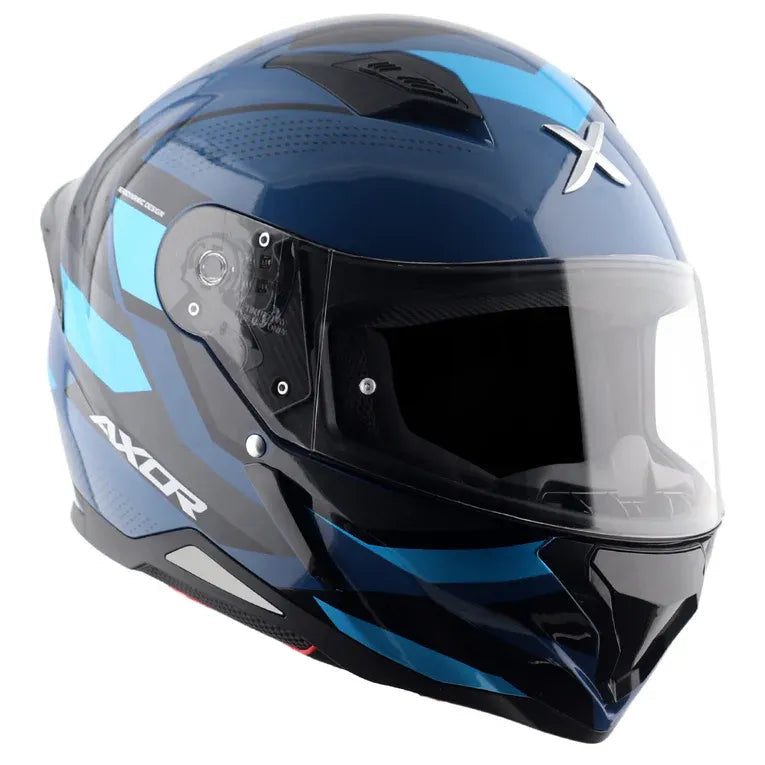 Axor Hunter cornet blue full face helmet