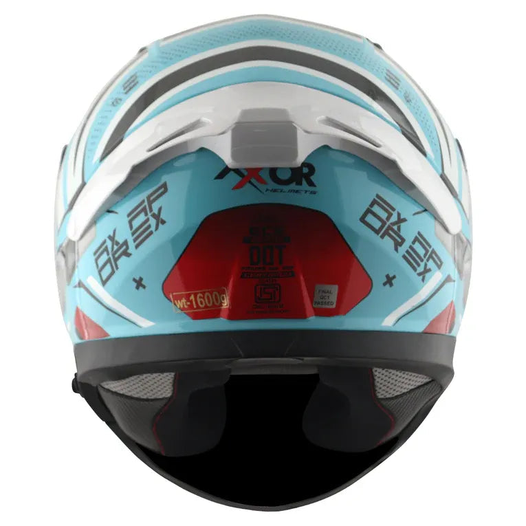 Axor apex Hex 2 blue full face helmet