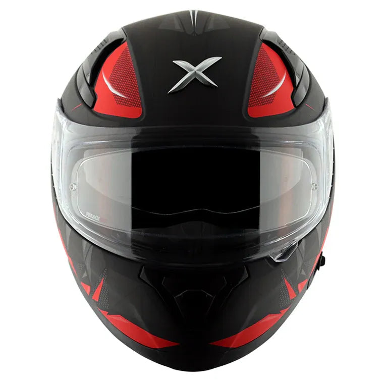 Axor apex Hunter glossy black red full face helmet