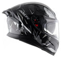 Axor apex glossy black grey full face helmet