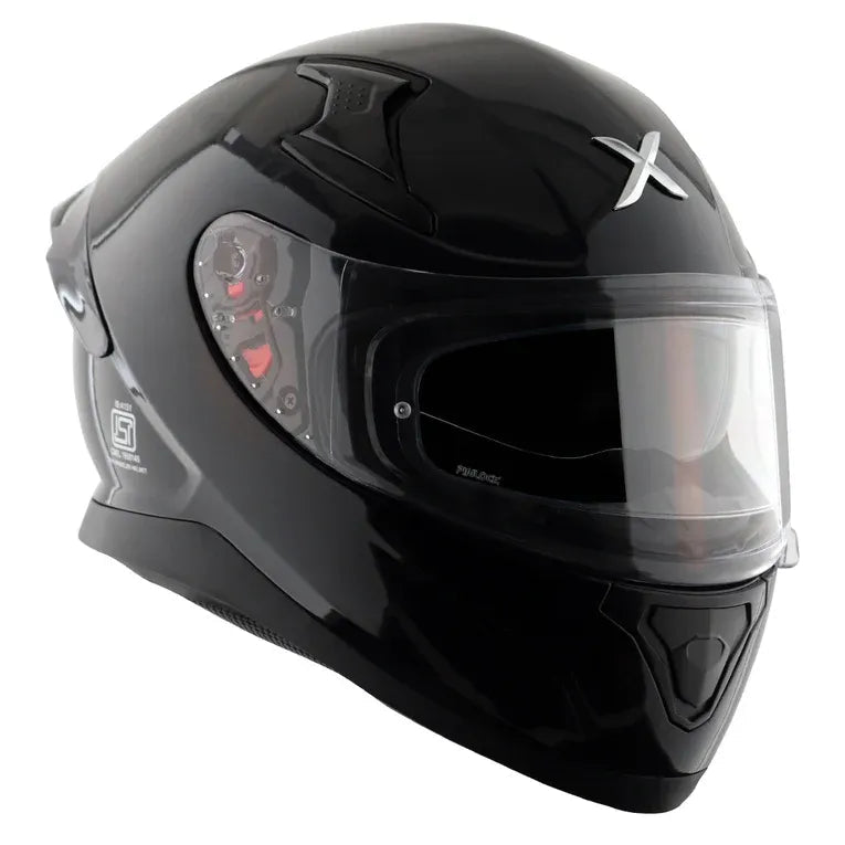 Axor Apex glossy black full face helmet