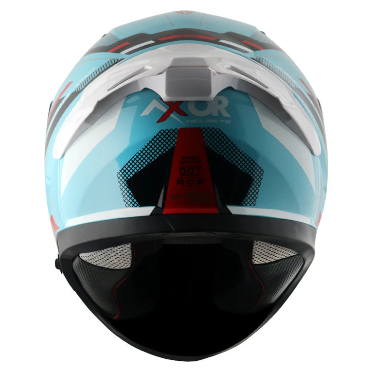 Axor Apex Turbine blue full face helmet