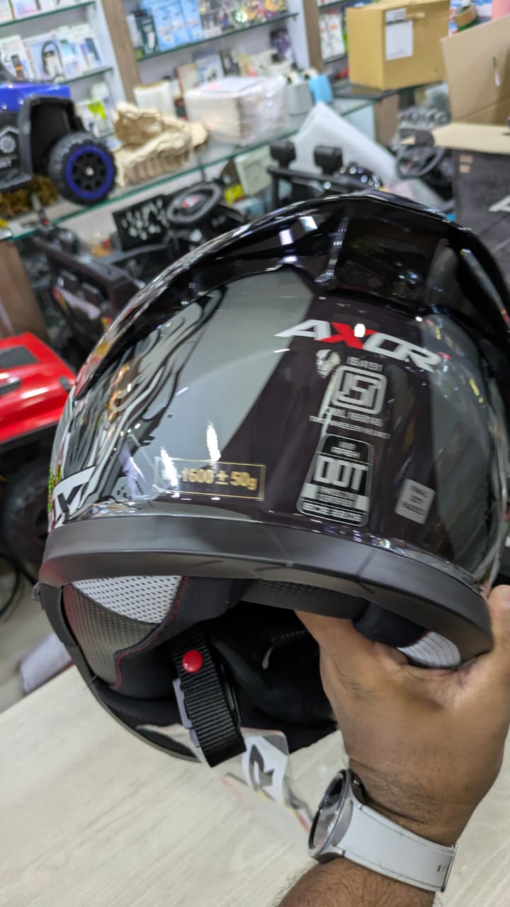 Axor Apex Ascetic grey Full Face Helmet