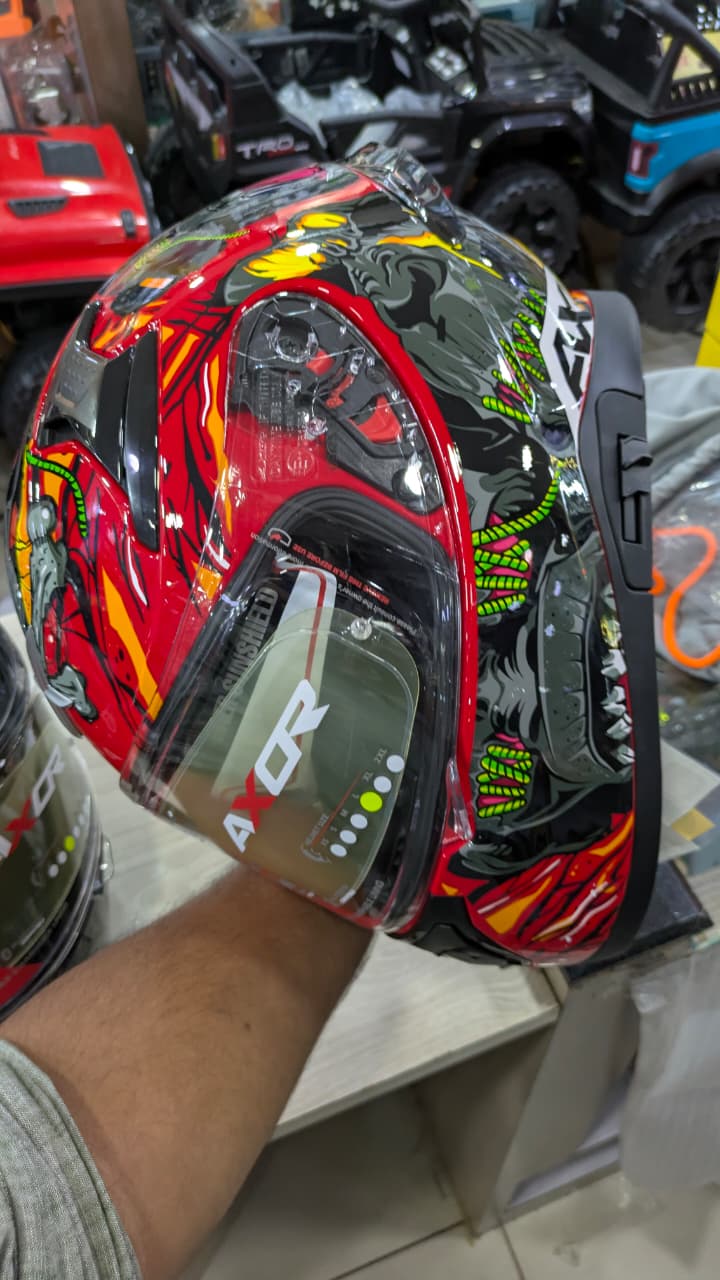 Axor Apex Ascetic Red Full face Helmet