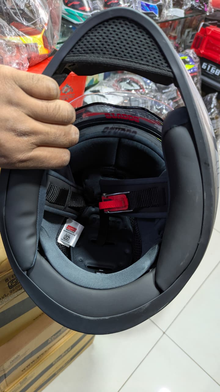 Studds Drifter Batman Edition Glossy blue black full face Helmet