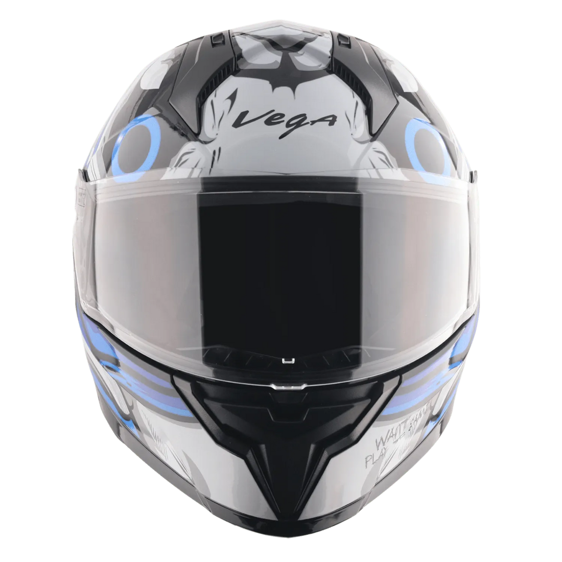 Vega Sonic dx Saw blue full face helmet