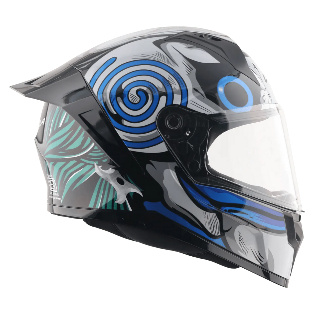 Vega Sonic dx Saw blue full face helmet