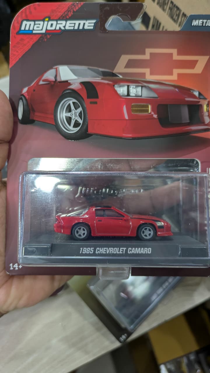 1985 CHEVROLET CAMARO RED MAJORETTE PREMIUM