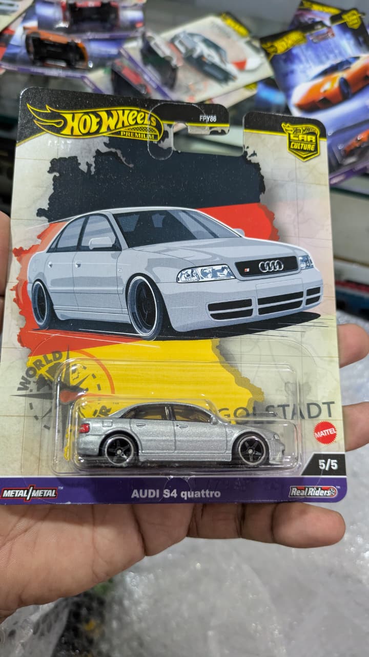 Hotwheels premium imported Audi s4 Quattro