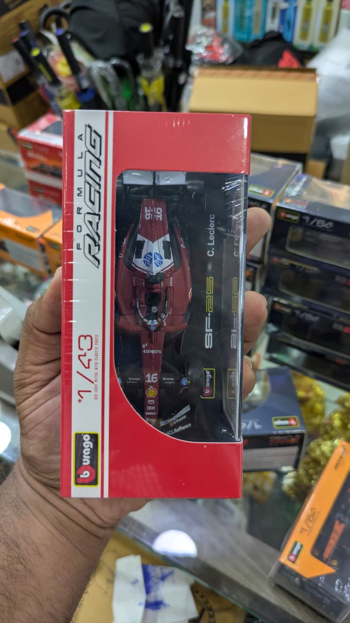 1:43 bburago F1 SF-25 - Charles LECLERC Diecast (with acrylic box )