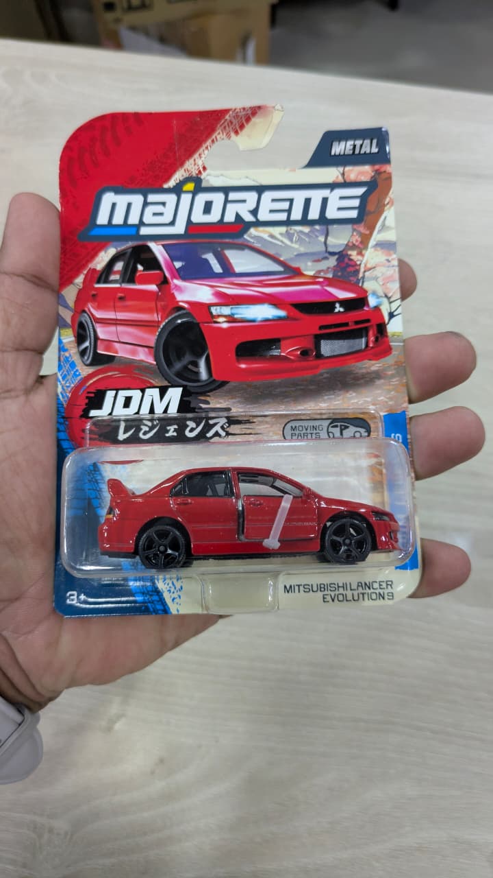 Majorette JDM LEGENDS MITSUBISHI LANCER EVOLUTION car
