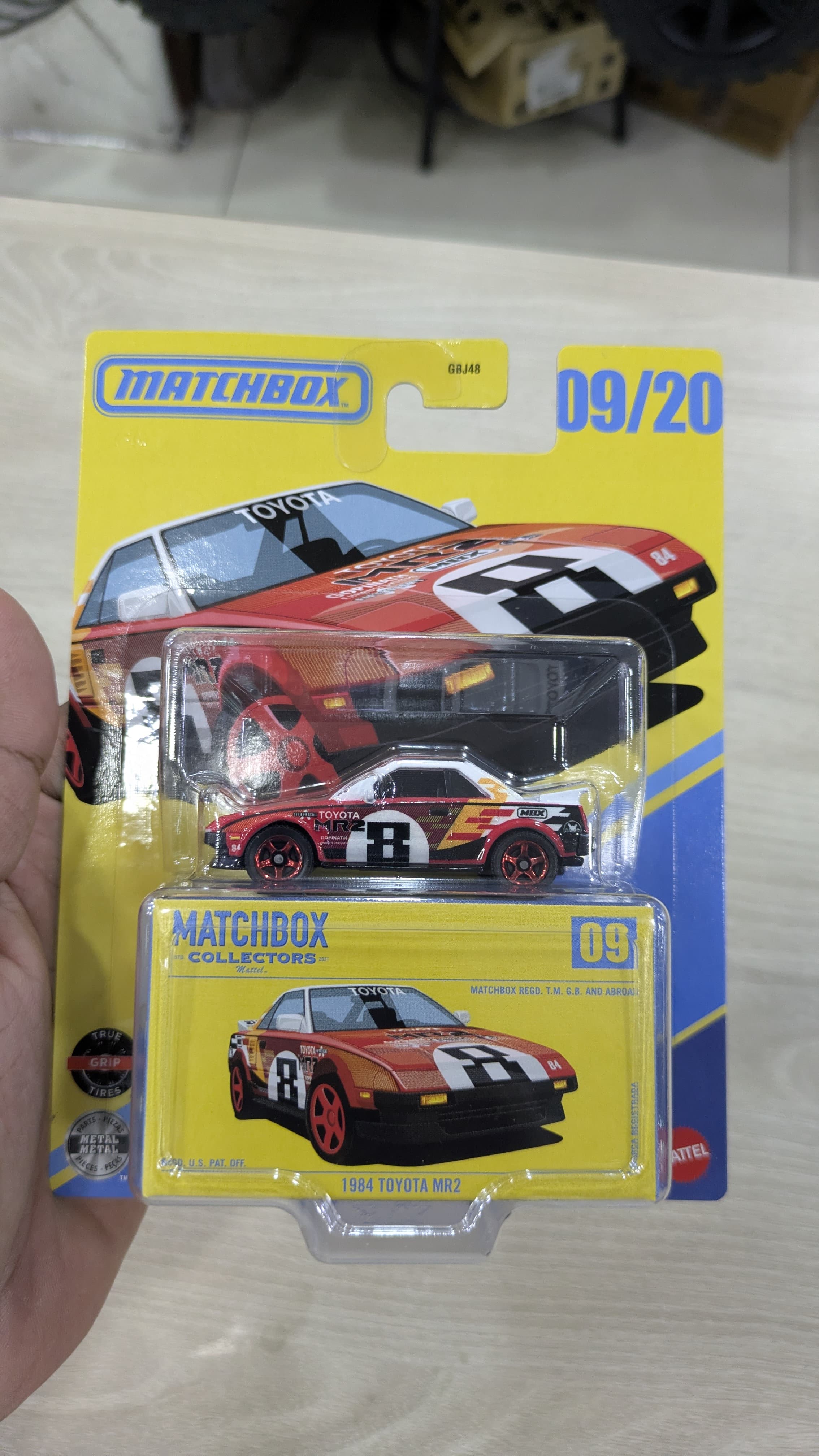 Matchbox 1984 Toyota MR2 car