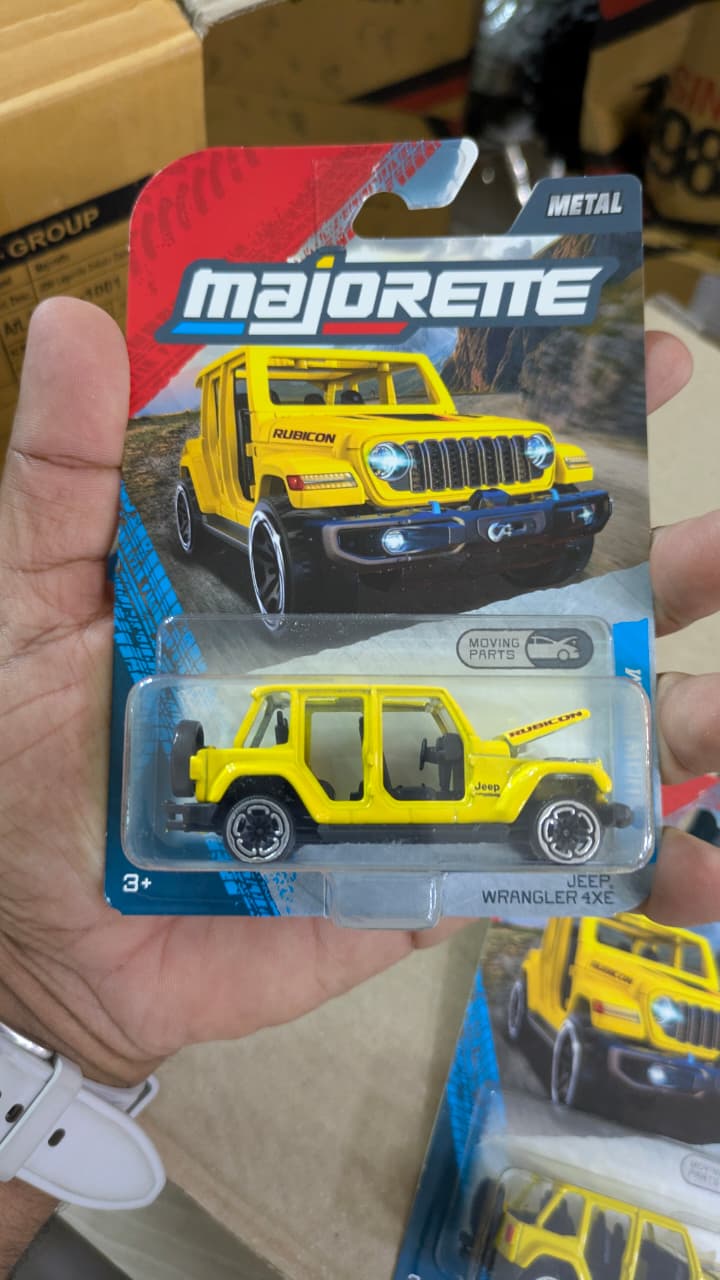 Majorette jeep wrangler showroom series