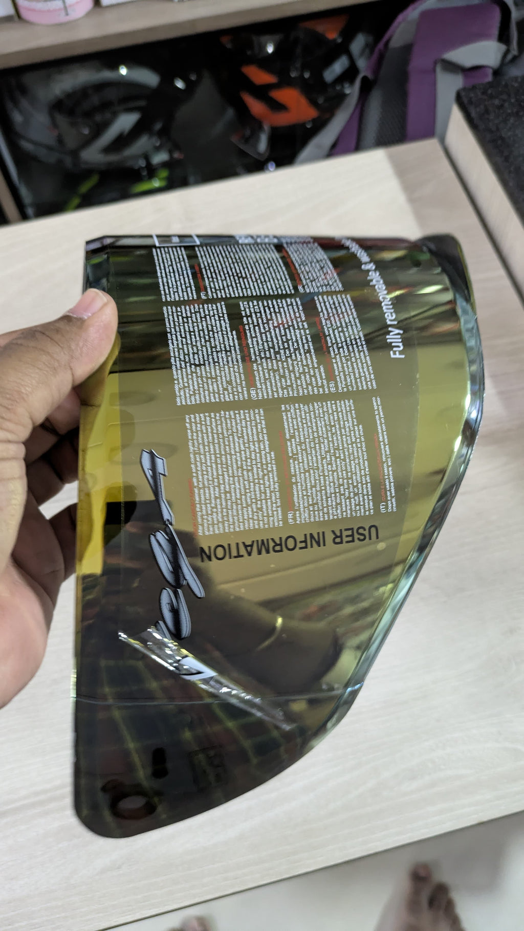 Vega bolt glossy black full face helmet(free any one visor)