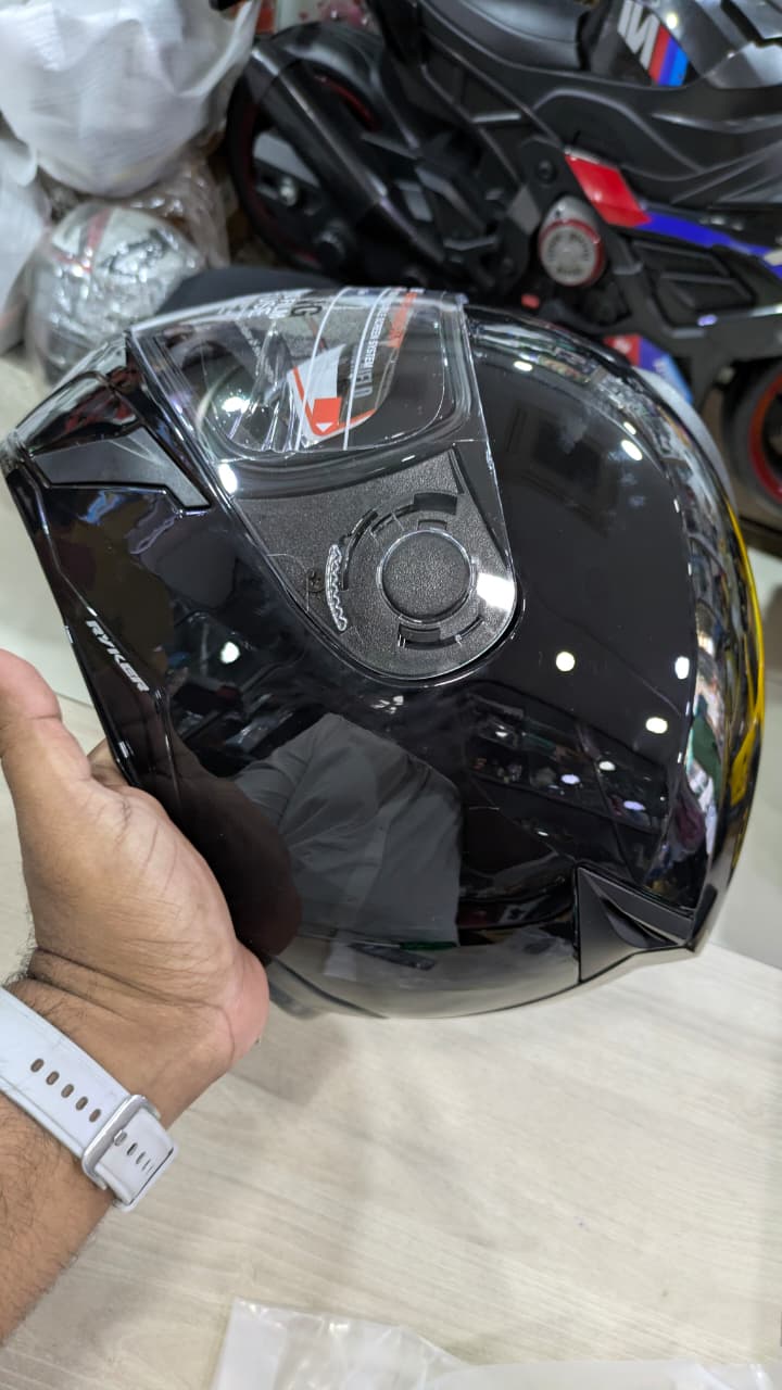 Vega ryker glossy black helmet