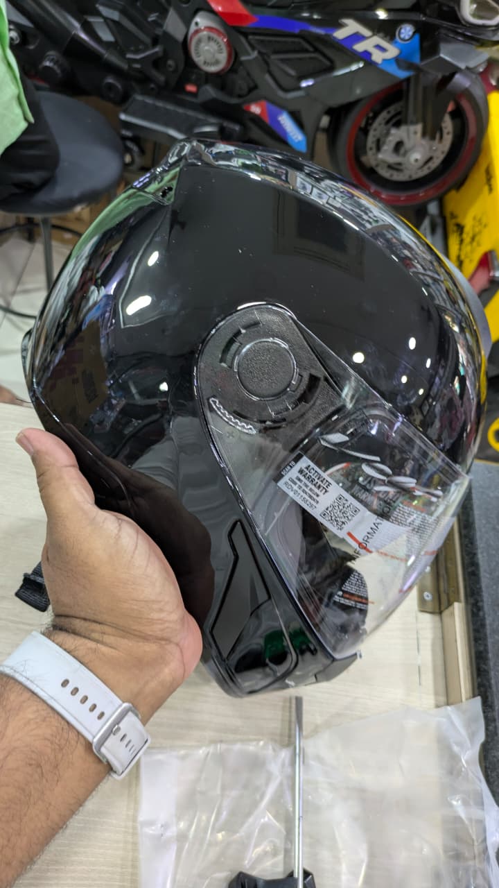 Vega ryker glossy black helmet