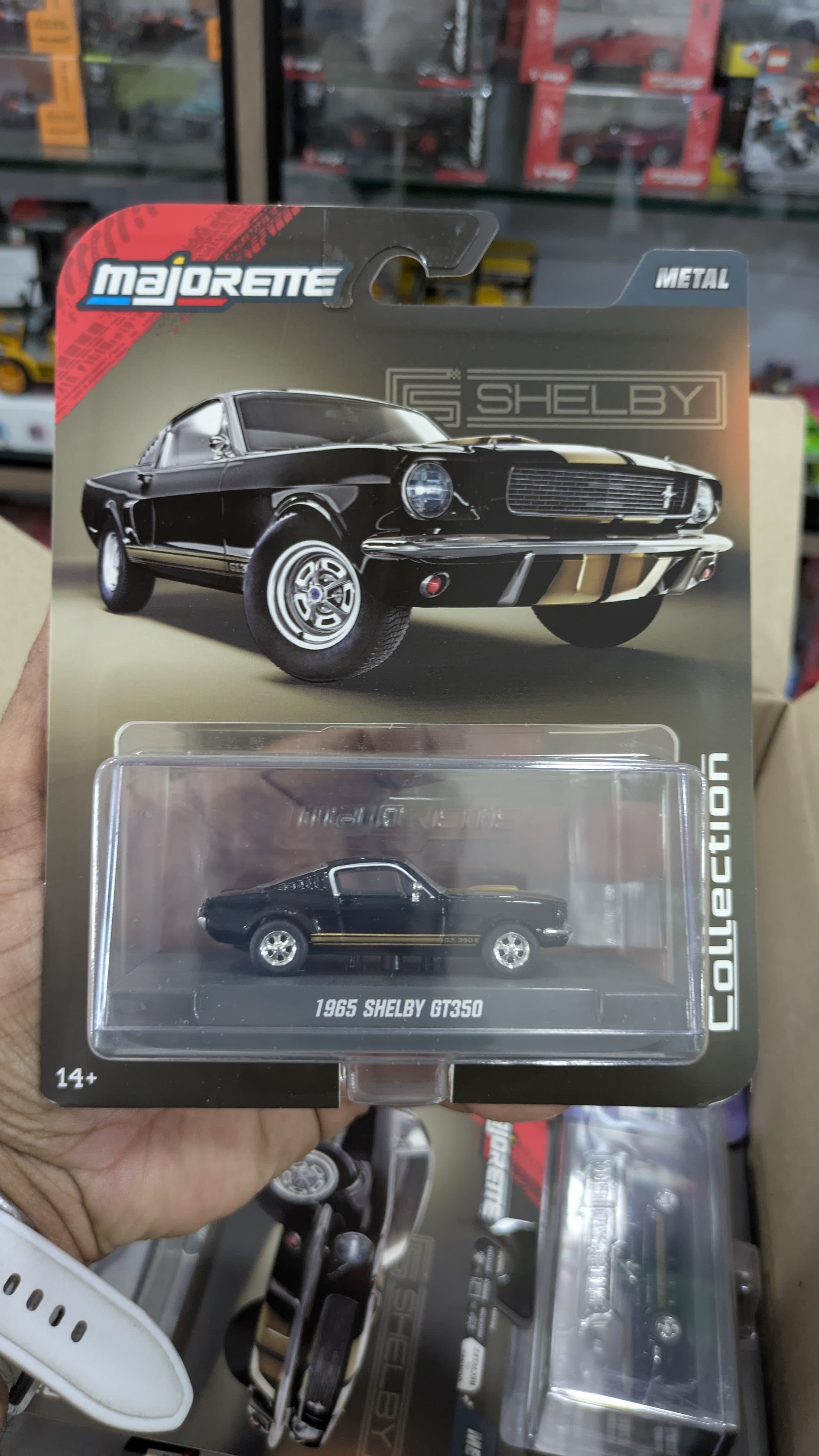 Majorette 1965 Shelby GT350 Diecast with acrylic box packing