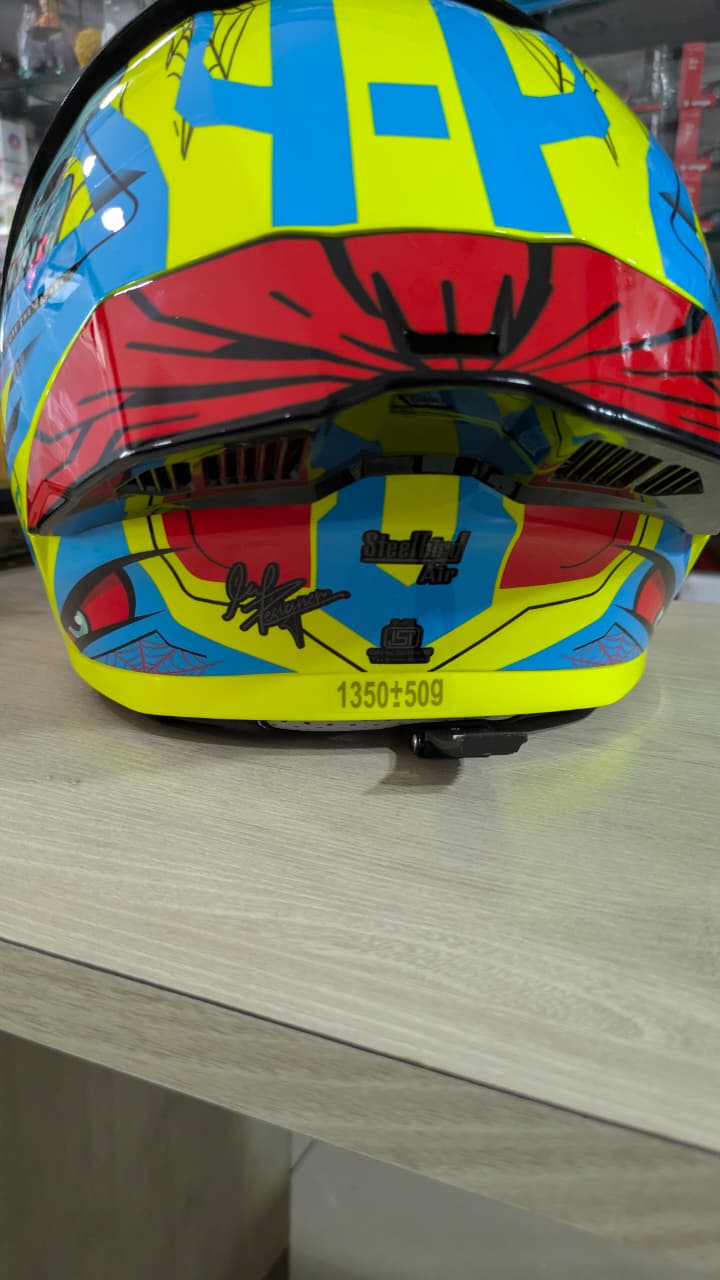 Steelbird sba20 stranger helmet)free extra smoke visor)