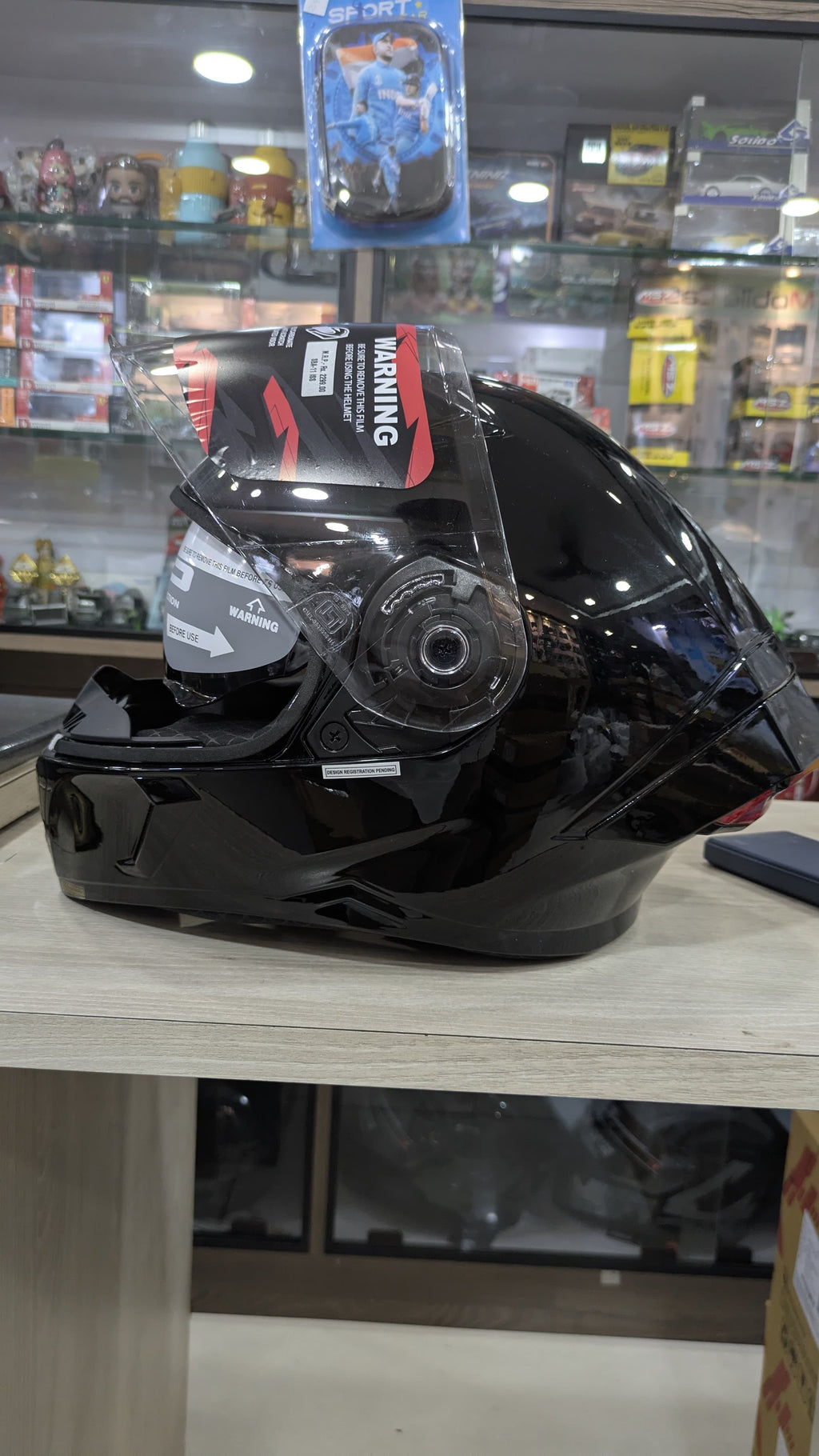 STEELBIRD SB11 LT (attached Led light option in spoiler) helmet