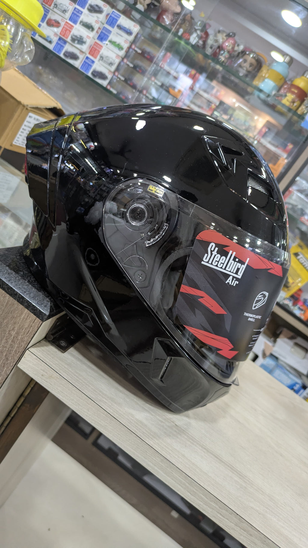 STEELBIRD SB11 LT (attached Led light option in spoiler) helmet