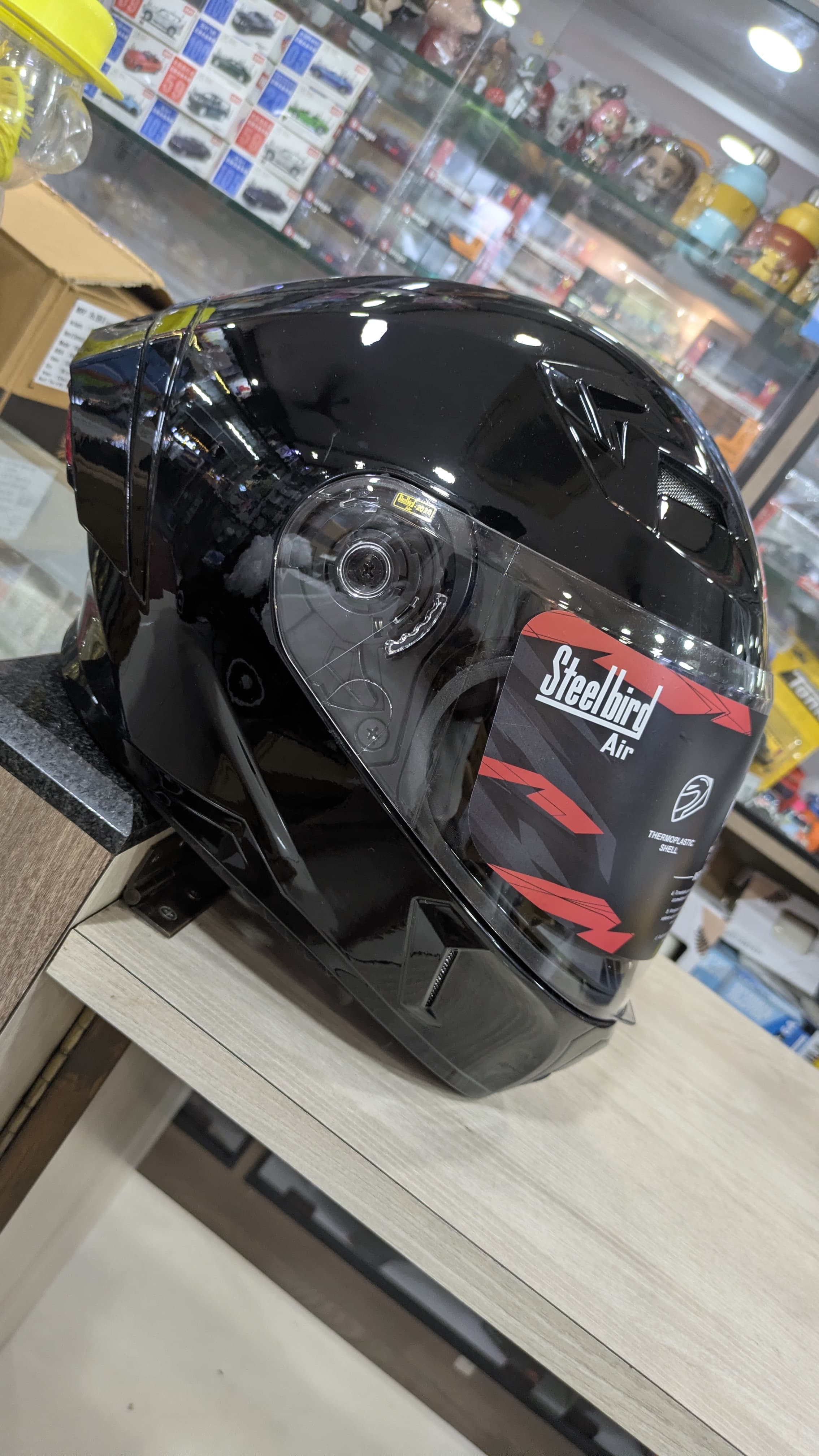 STEELBIRD SB11 LT (attached Led light option in spoiler) helmet