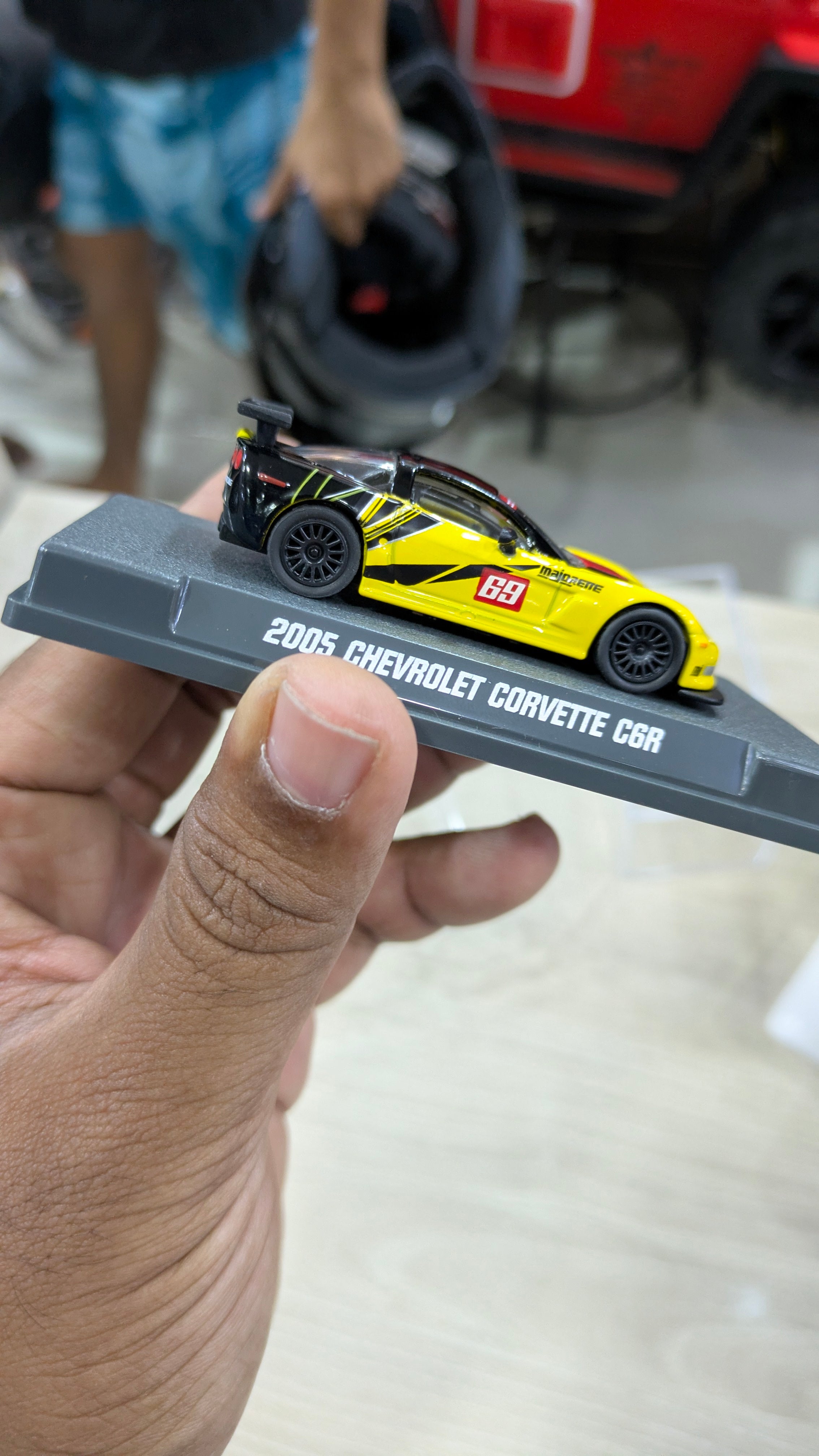 Majorette 2005 Chevrolet corvette C6R Diecast car